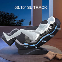 Load image into Gallery viewer, Zero-Gravity Adjustable Heated Reclining USB Port Head Massage Chair
