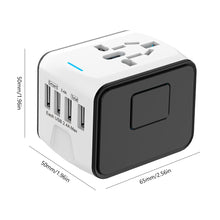 Load image into Gallery viewer, Universal Travel Adapter Charger With USB Ports
