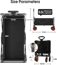 Load image into Gallery viewer, Collapsible Folding Cart Wagon
