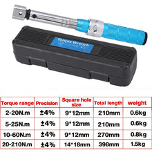 Load image into Gallery viewer, Torque Wrench with Interchangeable and  Square Drive Accuracy
