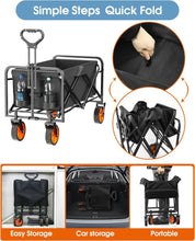 Load image into Gallery viewer, Collapsible Folding Cart Wagon
