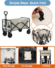 Load image into Gallery viewer, Collapsible Folding Cart Wagon
