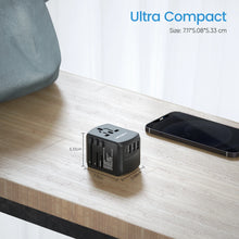 Load image into Gallery viewer, Adapter and Charger with 3 USB Ports and 1 Type C Port for US, EU, UK, AUS
