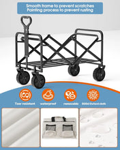 Load image into Gallery viewer, Collapsible Folding Cart Wagon
