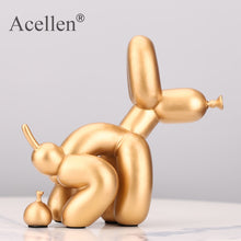 Load image into Gallery viewer, Squat Balloon Dog Statue Resin Sculpture
