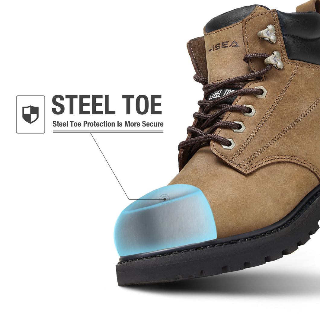 Waterproof Safety Toe Working Boots for Men
