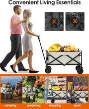 Load image into Gallery viewer, Collapsible Folding Cart Wagon
