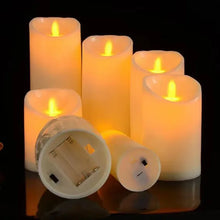 Load image into Gallery viewer, Flameless LED Battery Operated Flickering Candles with Remote Control and Timer
