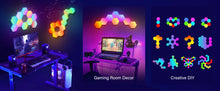 Load image into Gallery viewer, Smart Hexagonal Color changing Ambient Night Wall Lamp
