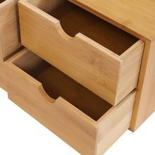 Load image into Gallery viewer, Mini Bamboo Desk Drawer Tabletop Storage Organization Box
