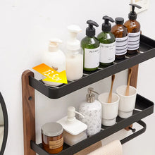 Load image into Gallery viewer, Square Shelves Bathroom Items Storage Rack
