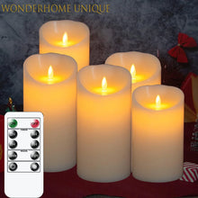 Load image into Gallery viewer, Flameless LED Battery Operated Flickering Candles with Remote Control and Timer
