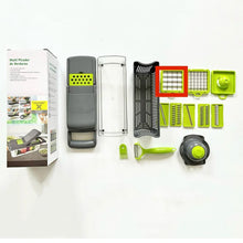 Load image into Gallery viewer, 15 in 1 Vegetable and Onion Chopper Cutter Shredder Slicer with Container
