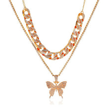 Load image into Gallery viewer, Iced Out Butterfly Chains - beyondyourzone
