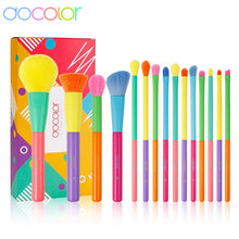 Load image into Gallery viewer, Colorful Makeup brushes set Cosmetic Foundation
