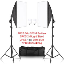 Load image into Gallery viewer, 50x70CM Photography Softbox Lighting  System Equipment For Photo Studio
