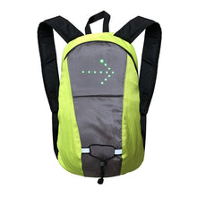 Load image into Gallery viewer, Night Running and Bicycle Riding Safety Reflective Backpack, with LED Turn Signal Light
