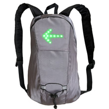 Load image into Gallery viewer, Night Running and Bicycle Riding Safety Reflective Backpack, with LED Turn Signal Light
