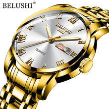 Load image into Gallery viewer, BELUSHI Top Brand Luxury Luminous Waterproof Stainless Steel Men/s Watches - beyondyourzone
