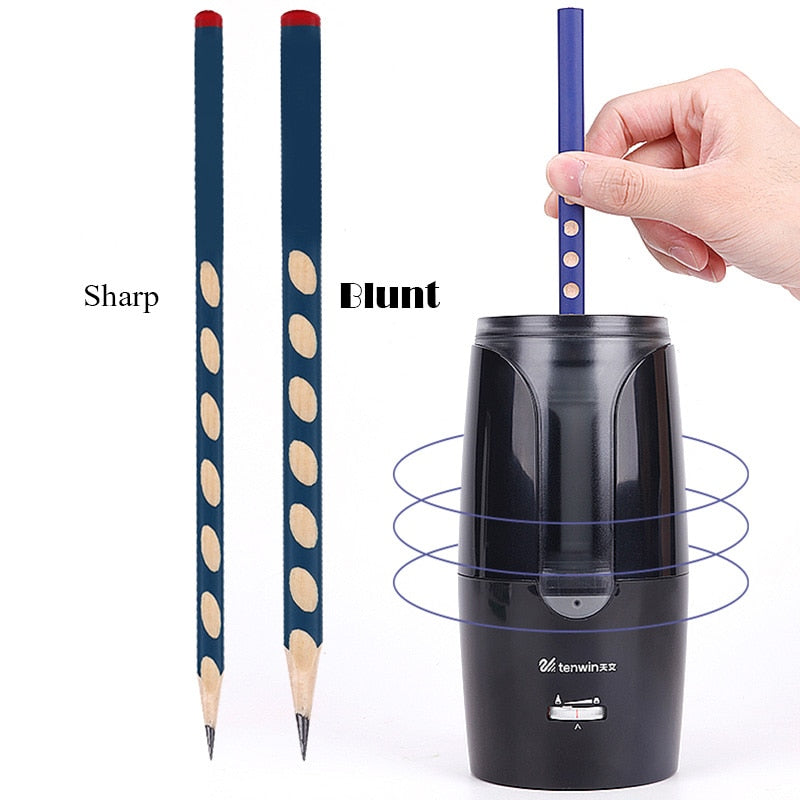 Large Automatic  USB Electric Mechanical Pencil Sharpener For Colored  Pencils