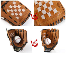 Load image into Gallery viewer, Genuine Leather Baseball Gloves for School Match, Adults and Youth Training
