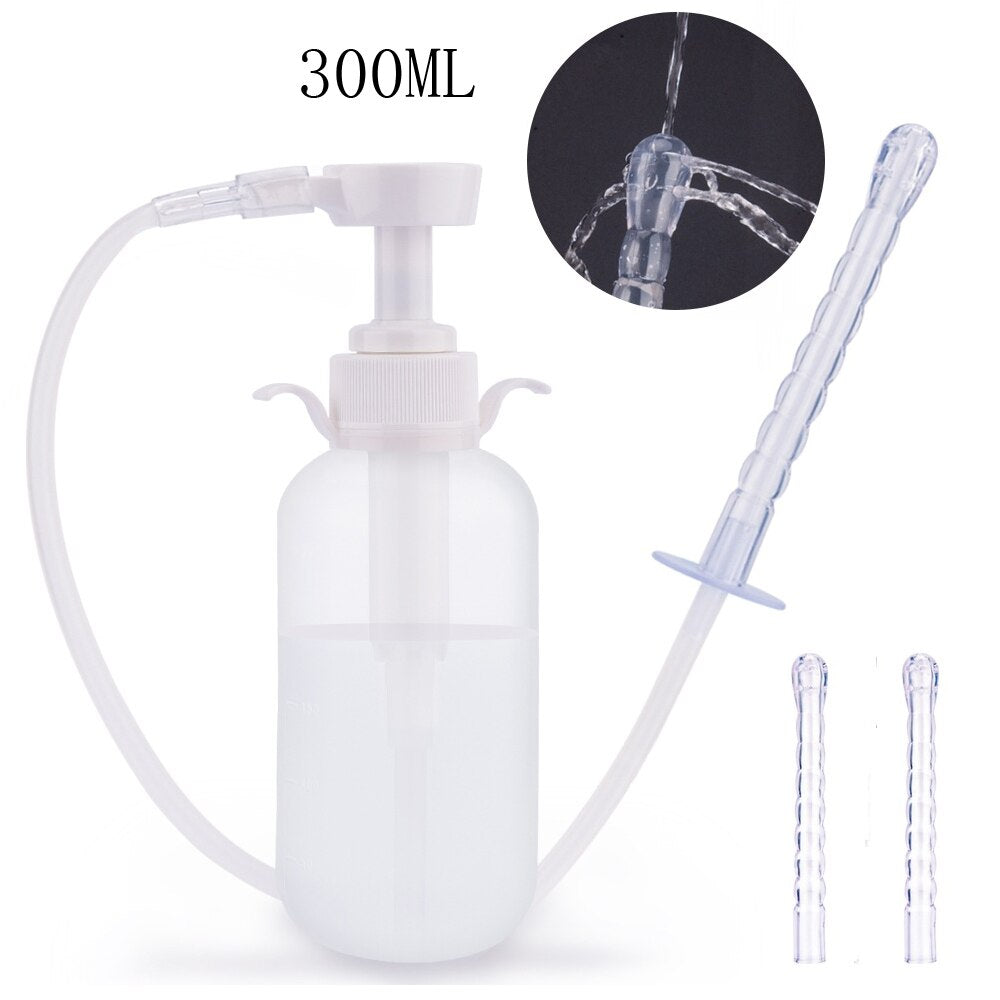 Medical Vagina Irrigator and Reusable Anal Douche Enema Syringe
