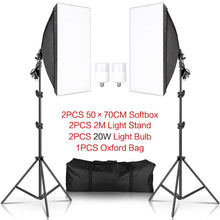 Load image into Gallery viewer, 50x70CM Photography Softbox Lighting  System Equipment For Photo Studio
