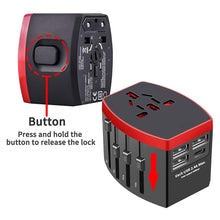 Load image into Gallery viewer, Worldwide  Travel Adapter Wall Charger for UK/EU/AU/US
