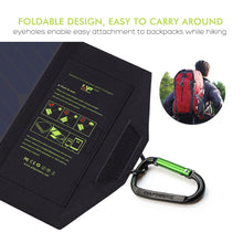 Load image into Gallery viewer, Dual USB Output Mobile Solar Battery Charger for iPhone Samsung - beyondyourzone
