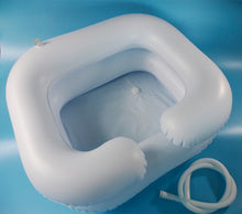 Load image into Gallery viewer, Portable Hair Washing Basin Inflatable Shampoo Tub
