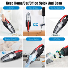 Load image into Gallery viewer, Wireless Portable  Handheld Car Vacuum Cleaner

