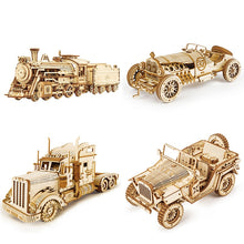 Load image into Gallery viewer, 3D Wooden Puzzle Gear Model Building Kit Toy Gift for Children Teens - beyondyourzone
