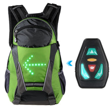 Load image into Gallery viewer, Night Running and Bicycle Riding Safety Reflective Backpack, with LED Turn Signal Light
