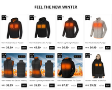 Load image into Gallery viewer, Men Heated Ultra Soft Hoodie  Jacket - beyondyourzone
