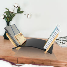 Load image into Gallery viewer, Book Organizer Holder Rack Bookend and Desktop Laptop Holder Stand
