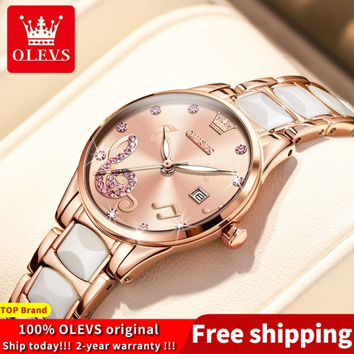 Luxury Quartz Japan Movement elegant Waterproof  Women's Watch - beyondyourzone