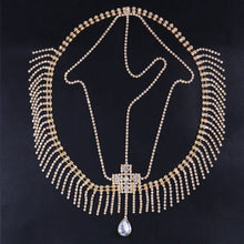 Load image into Gallery viewer, Tassel Head Chain Jewelry Waterdrop Pendant Hat - beyondyourzone
