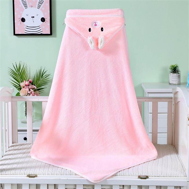Coral Fleece Hooded Scarf Windproof 360 Degree Surround Type Baby Towel