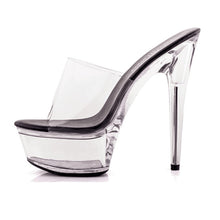 Load image into Gallery viewer, Super High Heels 15CM Stiletto Waterproof Platform Sandals - beyondyourzone
