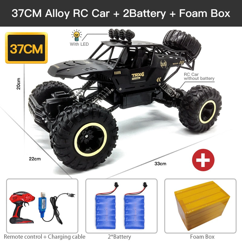 Car With Led Lights 2.4G Radio Remote Control Off-Road Trucks