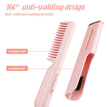 Load image into Gallery viewer, Hair Straightener Brush Comb,  Curler and  Men&#39;s Beard Straightening Hot Combs - beyondyourzone
